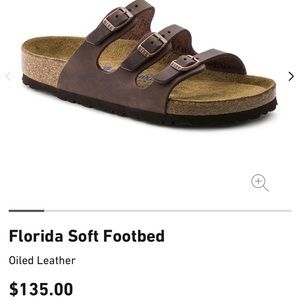 USED Florida soft footbed Birkenstocks size 36